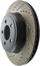 Load image into Gallery viewer, StopTech 05-09 Chrysler 300 (5.7L V8 exc SRT-8) Rear Right Slotted & Drilled Rotor