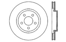 Load image into Gallery viewer, StopTech 05-09 Chrysler 300 (5.7L V8 exc SRT-8) Rear Right Slotted & Drilled Rotor