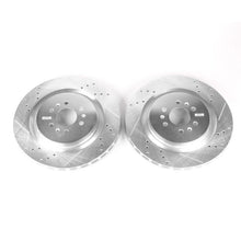 Load image into Gallery viewer, Power Stop 04-07 Cadillac CTS Rear Evolution Drilled & Slotted Rotors - Pair