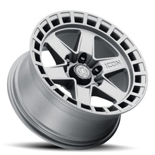 Load image into Gallery viewer, ICON Raider 17x8.5 6x120 0mm Offset 4.75in BS Titanium Wheel