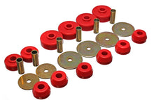 Load image into Gallery viewer, Energy Suspension 79-88 Toyota 4WD (Exc T-100 & Tundra) Red Body Cab Mount Set