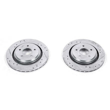 Load image into Gallery viewer, Power Stop 06-09 Cadillac XLR Rear Evolution Drilled & Slotted Rotors - Pair