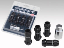 Load image into Gallery viewer, Rays 17 Hex Racing Lock Nut Set L48 Long Type 12x1.25 - Black Chromate (4 Pieces)