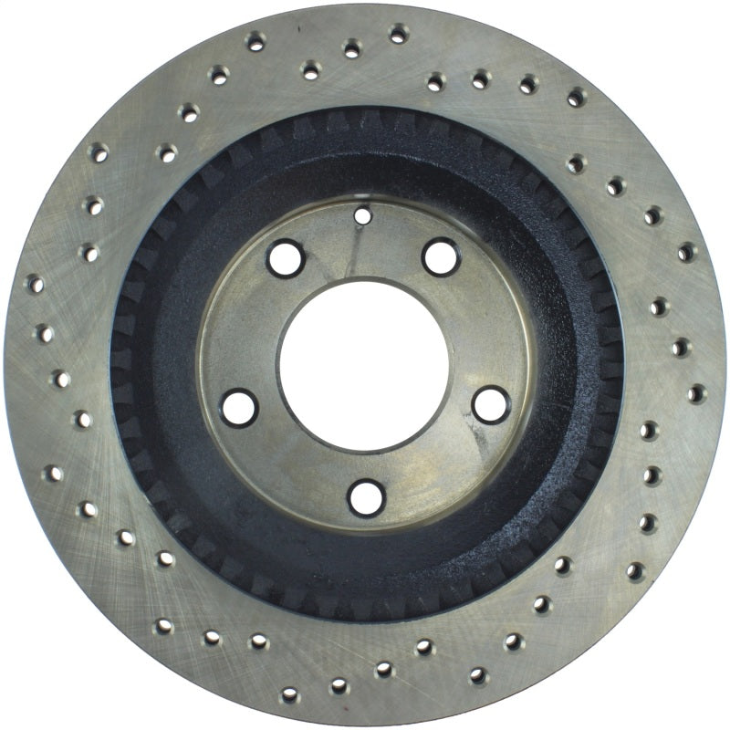 StopTech 93-95 Mazda RX-7 Drilled Left Rear Rotor