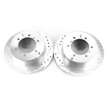 Load image into Gallery viewer, Power Stop 92-00 Mitsubishi Montero Rear Evolution Drilled & Slotted Rotors - Pair
