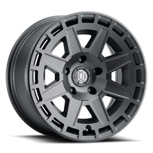 Load image into Gallery viewer, ICON Compass 17x8.5 6x135 6mm Offset 5in BS Satin Black Wheel