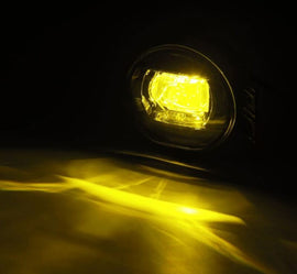 AlphaRex 02-08 Dodge Ram 1500/03-09 Ram 2500/3500 DoubleTap Dual Color LED Proj Fog Lights - Wt/Ambr