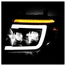 Load image into Gallery viewer, Spyder Apex 05-08 Nissan Frontier High-Power LED Module Headlights - Black (PRO-YD-NF05AP-SEQGR-BK)