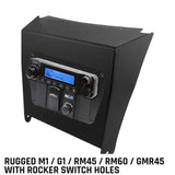 Rugged Radios Kawasaki KRX Multi-Mount Kit - Rugged M1/G1/RM45/RM60/GMR45 w/Switch Holes