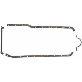 Fel-Pro Chevrolet Nova OS 30126 C-1 Engine Oil Pan Gasket Set 24 Bolt Hole Multi Piece Gasket
