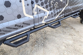 Dee Zee 99-23 Chevrolet/GMC/Dodge/Ford Full Size Truck Hex Series - 102In Side Steps (Txt Blk)