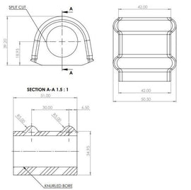 Superpro Toyota Land Cruiser 300 Series (N/A North America) - 21mm LC300 Rear Sway Bar Bush Kit