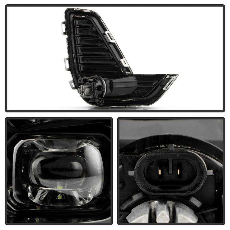 Spyder 20-23 GMC Acadia OEM LED Fog Light w/ Switch - Clear (FL-GAC2020-LED-C)