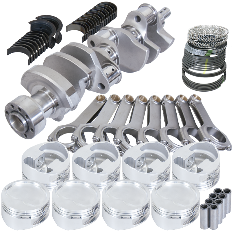 Eagle Chevy 350 1Pc 3.750in Crank 6.000in H-Beam -28cc 4.060in Pistons Rotating Assembly