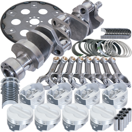 Eagle Chevy 350 1Pc 3.750in Crank 5.700in I-Beam Rods -10cc 4.030in Pistons Balanced Assembly
