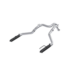 MBRP 24-25 Ford Ranger Raptor 3.0L 3in Dual Rear Turn-Down Axle Back Exhaust - Armor BLK Tips