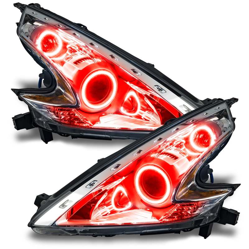 Oracle Nissan 370 Z 09-20 LED Dual Halo Kit - Red SEE WARRANTY