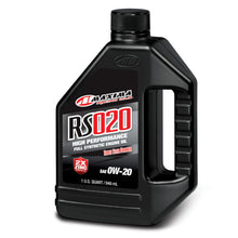Load image into Gallery viewer, Maxima Performance Auto RS020 0W-20 Full Synthetic Engine Oil - Quart