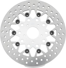 Load image into Gallery viewer, Twin Power 08-13 FLH FLT 08-16 FLHR 06-17 Dyna Front 11.8 Floating Mesh Rotor Silver