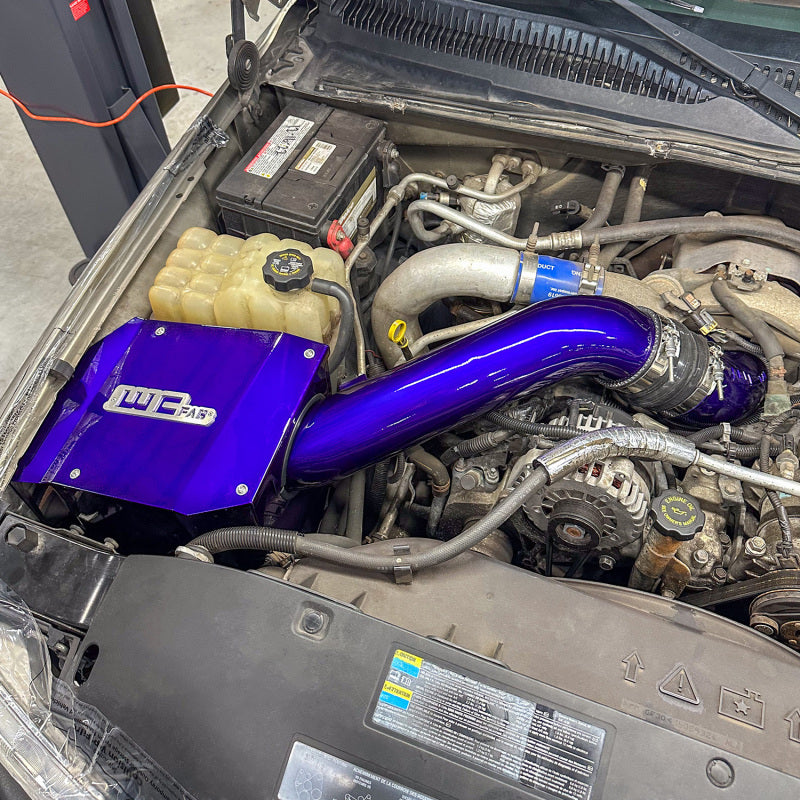 Wehrli 01-04 Duramax LB7 4in Intake Kit w/ Air Box Stage 2 - Sparkle Granny Smith