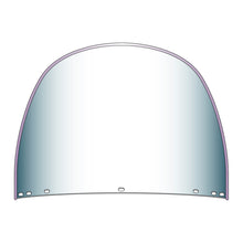 Load image into Gallery viewer, National Cycle Heritage Standard Top Rounded Replacement Beaded Windshield 7 Bolt-Clear