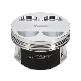 Manley Nissan GT-R 3.8L VR38DETT 99mm Bore 9.8:1 CR -2cc Dish Extreme Duty Piston Set w/ Rings