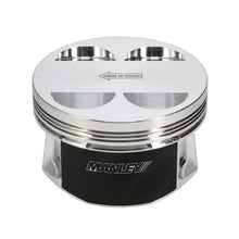 Load image into Gallery viewer, Manley Nissan GT-R 3.8L VR38DETT 99mm Bore 9.8:1 CR -2cc Dish Piston Set w/ Rings