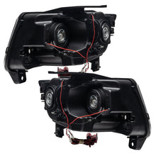 Load image into Gallery viewer, Oracle 11-13 Jeep Grand Cherokee Pre-Assembled Halo Headlights (Non HID) Chrome - UV/Purple