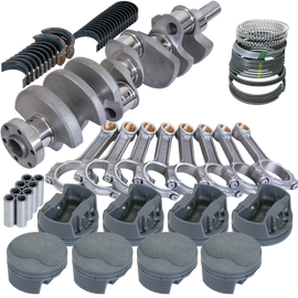 Eagle Ford 289/302 3.250in Crank 5.400in I-Beam Rods -6cc Flat Top 4.040in Pistons Rotating Assembly