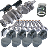 Eagle Ford 289/302 3.250in Crank 5.400in I-Beam Rods -6cc Flat Top 4.125in Pistons Rotating Assembly