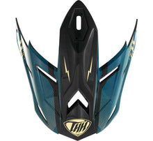 Load image into Gallery viewer, THH Helmets T710X Battle Visor Blu/Gld