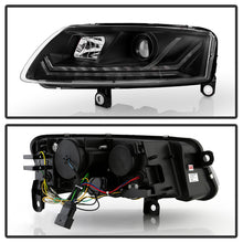 Load image into Gallery viewer, Spyder 05-08 Audi A6 Projector Headlights - (PRO-YD-ADA605V3-SEQ-BK)