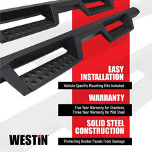 Load image into Gallery viewer, Westin 09-14 Ford F-150 Supercrew HDX Stainless Drop Nerf Step Bars - Tex. Blk