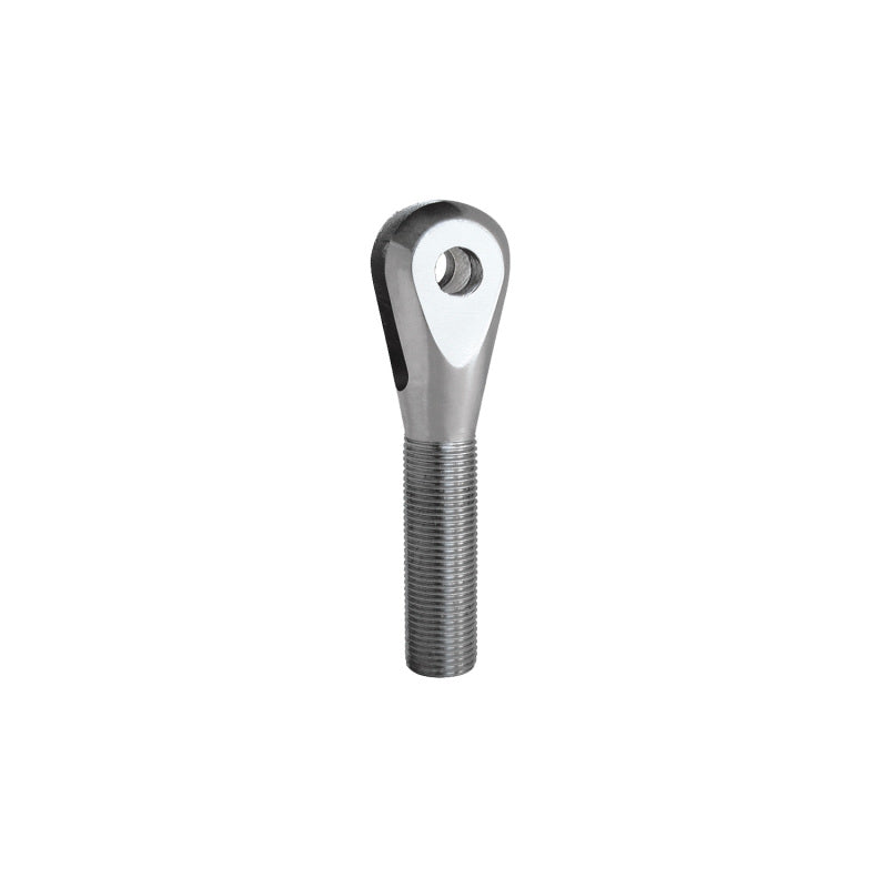 QA1 Clevis - Left Hand - 5/16-3/8in - 3/16in Slot - Carbon Steel