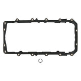 Fel-Pro 1897 Engine Oil Pan Gasket Set Molded Rubber with rigid carrier and compression limiters