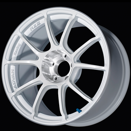 Advan RZIII 18x9.0 / +35 Offset / 5x114.3 BC / 73mm Bore / Racing White Metallic & Diamond Cut