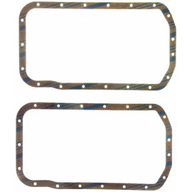 Fel-Pro Toyota Tacoma Engine Oil Pan Gasket Set Blue Stripe cork-rubber