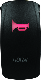 DragonFire Racing Lighted Switch Horn On/Off Red