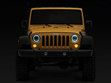 Load image into Gallery viewer, Raxiom 97-18 Jeep Wrangler TJ &amp; JK Axial 7-In LED Headlights w/ DRL- Chrome Housing (Clear Lens)