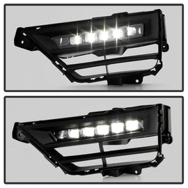 Spyder 20-22 Honda CRV Hybrid OEM Full LED Fog Lights w/Switch - Clear (FL-HCRV20-HY-LED-C)