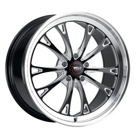 Weld 17x10 / 5x114.3 / ET +49 Belmont Drag S157 Wheel - Gloss Black W/ Milled Spokes