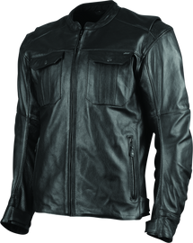 Speed and Strength Band of Brothers Leather Jacket Black - 3XL