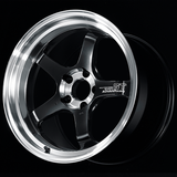 Advan GT Beyond-R 18X9.0 / +25 Off / 5x114.3 BC / 73mm Bore / Diamond Cut and Dark Platinum Black