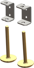 Load image into Gallery viewer, KFI Tapered Plow Skid Kit Pr. For KFI 105160