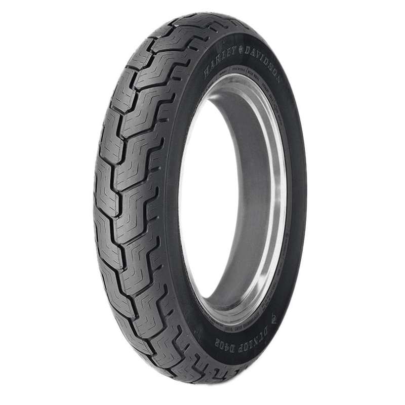 Dunlop D402 Rear Tire - MU85B16 M/C 77H TL - Narrow Whitewall