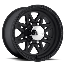 Raceline 892 Renegade 16x8in / 8x170 BP / 0mm Offset / 130.81mm Bore - Satin Black Wheel