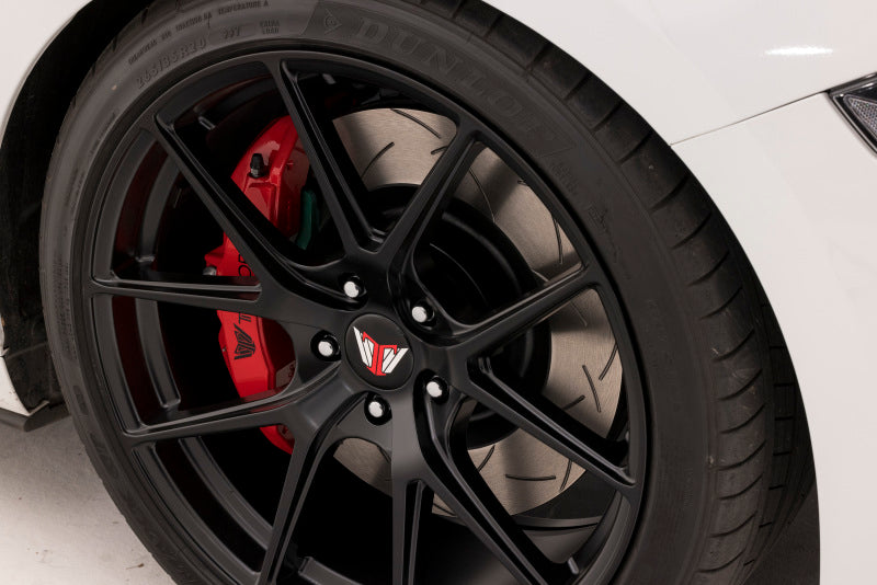 DBA 2016-2017 Ford Focus RS Rear Drilled & Slotted 4000 Series Rotor