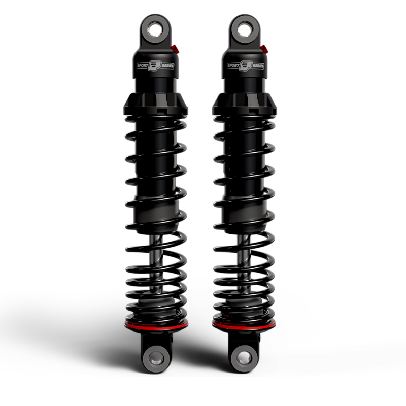 Progressive 91-05 Harley Dyna 494 Series Shocks 14.0in Bushing - Black