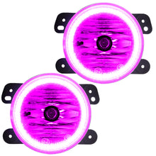 Load image into Gallery viewer, Oracle Lighting 07-09 Jeep Wrangler JK Pre-Assembled LED Halo Fog Lights -Pink