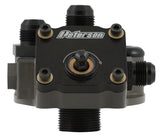Peterson Fluid Systems Primer Filter Mount -12AN 1 1/2-12 - Right Side Inlet